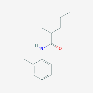 molecular formula C13H19NO B270481 2-methyl-N-(2-methylphenyl)pentanamide 