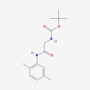 molecular formula C15H22N2O3 B2704811 tert-butyl N-{[(2,5-dimethylphenyl)carbamoyl]methyl}carbamate CAS No. 1387752-25-1
