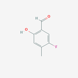 molecular formula C8H7FO2 B2704848 5-Fluoro-2-hydroxy-4-methylbenzaldehyde CAS No. 1417996-98-5