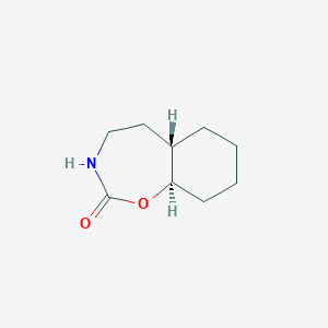 (5As,9aR)-4,5,5a,6,7,8,9,9a-octahydro-3H-benzo[f][1,3]oxazepin-2-one