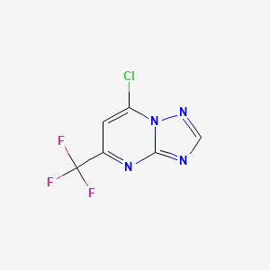 7-Chloro-5-(trifluoromethyl)-[1,2,4]triazolo[1,5-a]pyrimidine