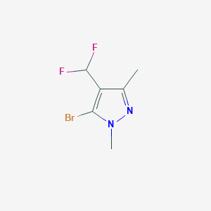 5-Bromo-4-(difluoromethyl)-1,3-dimethylpyrazole