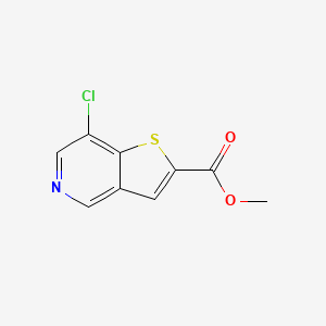 molecular formula C9H6ClNO2S B2704880 Methyl 7-chlorothieno[3,2-c]pyridine-2-carboxylate CAS No. 2137611-58-4