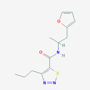 N-(1-(furan-2-yl)propan-2-yl)-4-propyl-1,2,3-thiadiazole-5-carboxamide