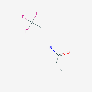 1-[3-Methyl-3-(2,2,2-trifluoroethyl)azetidin-1-yl]prop-2-en-1-one