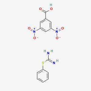 (Phenylsulfanyl)methanimidamide 3,5-dinitrobenzoate