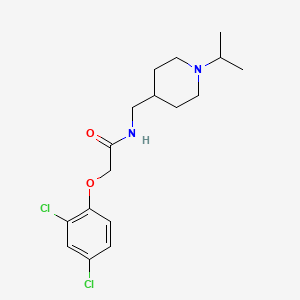 2-(2,4-dichlorophenoxy)-N-((1-isopropylpiperidin-4-yl)methyl)acetamide