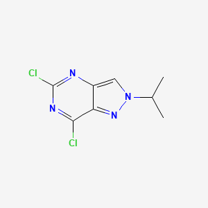 5,7-Dichloro-2-isopropyl-2H-pyrazolo[4,3-d]pyrimidine