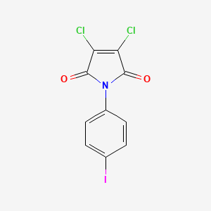 molecular formula C10H4Cl2INO2 B2704981 3,4-二氯-1-(4-碘苯基)-1H-吡咯-2,5-二酮 CAS No. 65833-15-0
