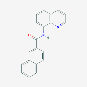 molecular formula C20H14N2O B270500 N-(8-quinolinyl)-2-naphthamide 