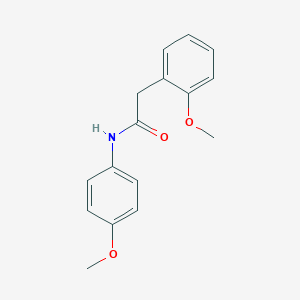 molecular formula C16H17NO3 B270501 2-(2-methoxyphenyl)-N-(4-methoxyphenyl)acetamide 