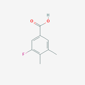 molecular formula C9H9FO2 B2705046 3-氟-4,5-二甲基苯甲酸 CAS No. 1427404-89-4