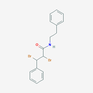 2,3-dibromo-N-phenethyl-3-phenylpropanamide
