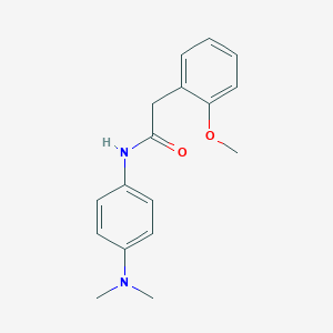 molecular formula C17H20N2O2 B270507 N-[4-(dimethylamino)phenyl]-2-(2-methoxyphenyl)acetamide 