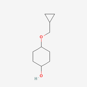 4-(Cyclopropylmethoxy)cyclohexan-1-ol