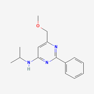 N-isopropyl-6-(methoxymethyl)-2-phenyl-4-pyrimidinamine