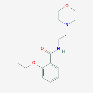 molecular formula C15H22N2O3 B270510 2-ethoxy-N-[2-(4-morpholinyl)ethyl]benzamide 