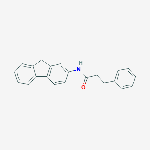 molecular formula C22H19NO B270511 N-(9H-fluoren-2-yl)-3-phenylpropanamide 