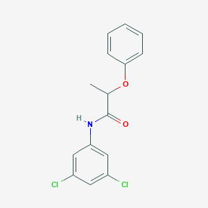 molecular formula C15H13Cl2NO2 B270512 N-(3,5-dichlorophenyl)-2-phenoxypropanamide 