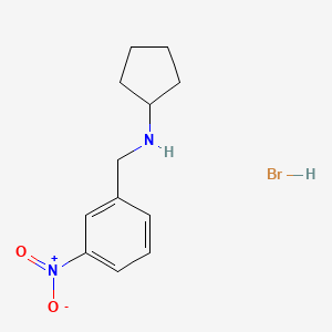 N-(3-nitrobenzyl)cyclopentanamine hydrobromide