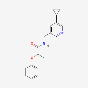 N-((5-cyclopropylpyridin-3-yl)methyl)-2-phenoxypropanamide