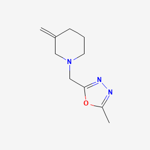 2-Methyl-5-((3-methylenepiperidin-1-yl)methyl)-1,3,4-oxadiazole