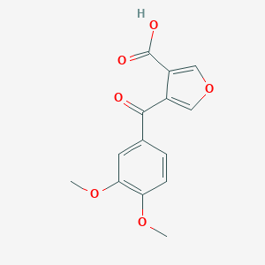 4-(3,4-Dimethoxybenzoyl)-3-furoic acid