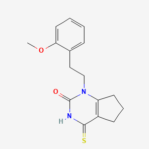 1-(2-methoxyphenethyl)-4-thioxo-3,4,6,7-tetrahydro-1H-cyclopenta[d]pyrimidin-2(5H)-one