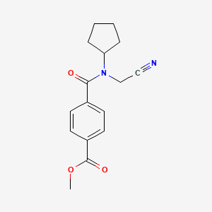 Methyl 4-[(cyanomethyl)(cyclopentyl)carbamoyl]benzoate