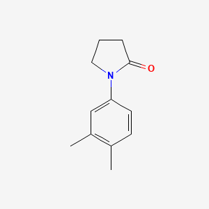 molecular formula C12H15NO B2705255 1-(3,4-Dimethylphenyl)pyrrolidin-2-one CAS No. 343375-66-6