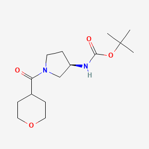 (R)-tert-Butyl 1-(tetrahydro-2H-pyran-4-carbonyl)pyrrolidin-3-ylcarbamate