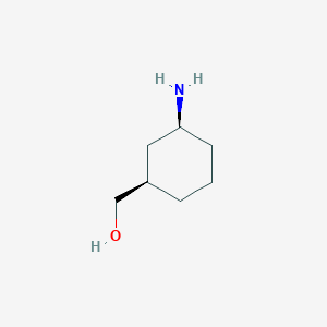 molecular formula C7H15NO B2705290 [cis-3-Aminocyclohexyl]methanol CAS No. 1820572-27-7; 921040-76-8