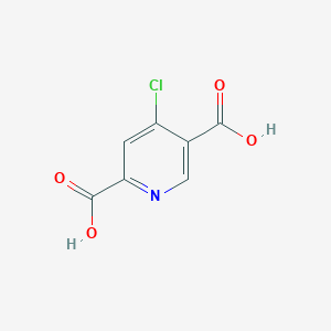 molecular formula C7H4ClNO4 B2705322 4-氯吡啶-2,5-二甲酸 CAS No. 1227945-07-4