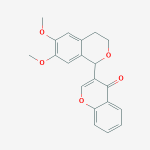 molecular formula C20H18O5 B270536 3-(6,7-dimethoxy-3,4-dihydro-1H-isochromen-1-yl)-4H-chromen-4-one 
