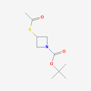 Tert-butyl 3-(acetylthio)azetidine-1-carboxylate