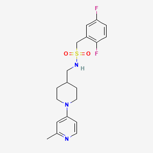 1-(2,5-difluorophenyl)-N-((1-(2-methylpyridin-4-yl)piperidin-4-yl)methyl)methanesulfonamide