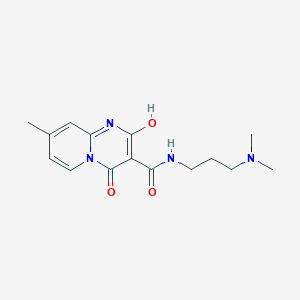 N-(3-(dimethylamino)propyl)-2-hydroxy-8-methyl-4-oxo-4H-pyrido[1,2-a]pyrimidine-3-carboxamide