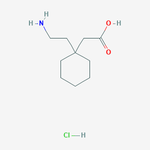 2-[1-(2-Aminoethyl)cyclohexyl]acetic acid hydrochloride