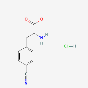 DL-Phenylalanine, 4-cyano-, methyl ester, monohydrochloride