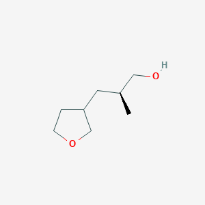 molecular formula C8H16O2 B2705431 (2S)-2-Methyl-3-(oxolan-3-yl)propan-1-ol CAS No. 2248220-70-2
