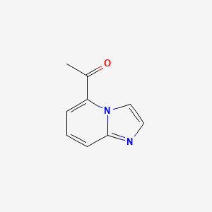 molecular formula C9H8N2O B2705438 1-(Imidazo[1,2-a]pyridin-5-yl)ethanone CAS No. 1542727-44-5