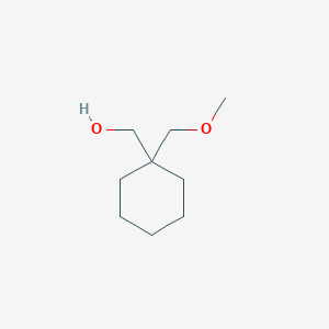 molecular formula C9H18O2 B2705483 (1-甲氧基甲基环己基)甲醇 CAS No. 956518-76-6