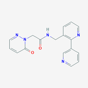 N-([2,3'-bipyridin]-3-ylmethyl)-2-(6-oxopyridazin-1(6H)-yl)acetamide