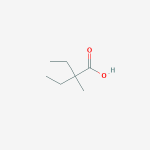 molecular formula C7H14O2 B027055 2-乙基-2-甲基丁酸 CAS No. 19889-37-3