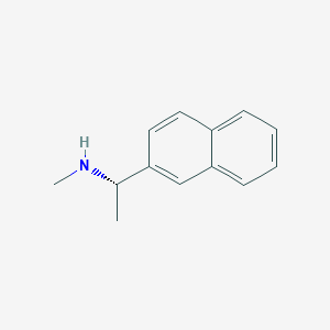 molecular formula C13H15N B2705512 ((1S)-1-(2-Naphthyl)ethyl)methylamine CAS No. 885619-30-7