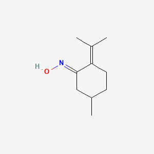 5-Methyl-2-(1-methylethylidene)cyclohexan-1-one oxime