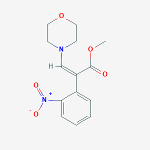 (Z)-methyl 3-morpholino-2-(2-nitrophenyl)acrylate