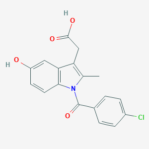 molecular formula C18H14ClNO4 B027056 5-Hydroxyindomethacin CAS No. 2504-32-7
