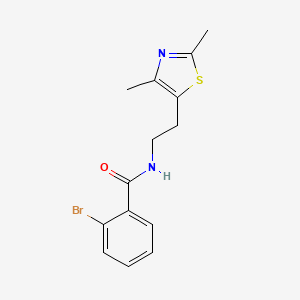 2-bromo-N-(2-(2,4-dimethylthiazol-5-yl)ethyl)benzamide