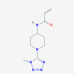 N-[1-(1-Methyltetrazol-5-yl)piperidin-4-yl]prop-2-enamide